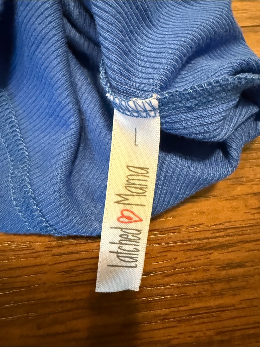 Latched Mama Nursing Tank Top - Royal Blue - Picture 4 of 4